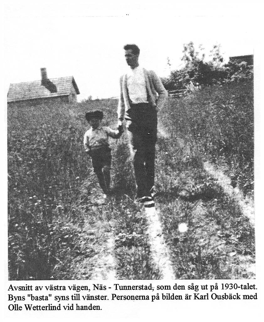 Norr om bastan: Karl Ousbäck med Olle Wetterlind vid handen på 1930-talet